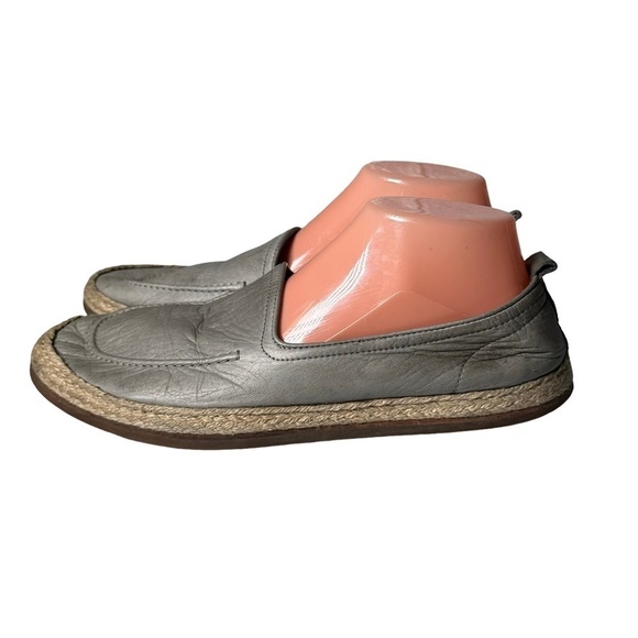 Aquatalia Men\'s John Tumbled Calf Loafer Size 9.5 Gray main image 7